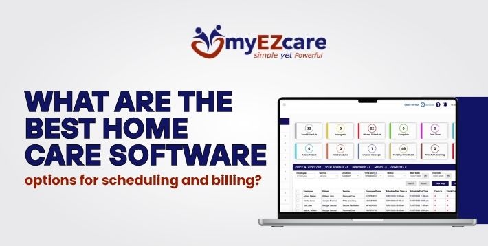 Visual representation of the best software solutions for home scheduling and billing management.