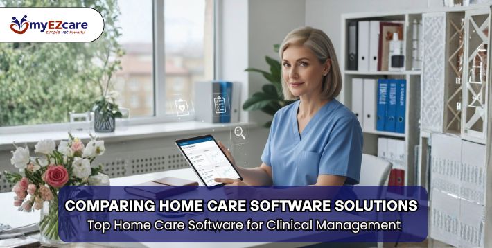 Comparison of various home care software solutions for effective clinical management and patient care optimization.