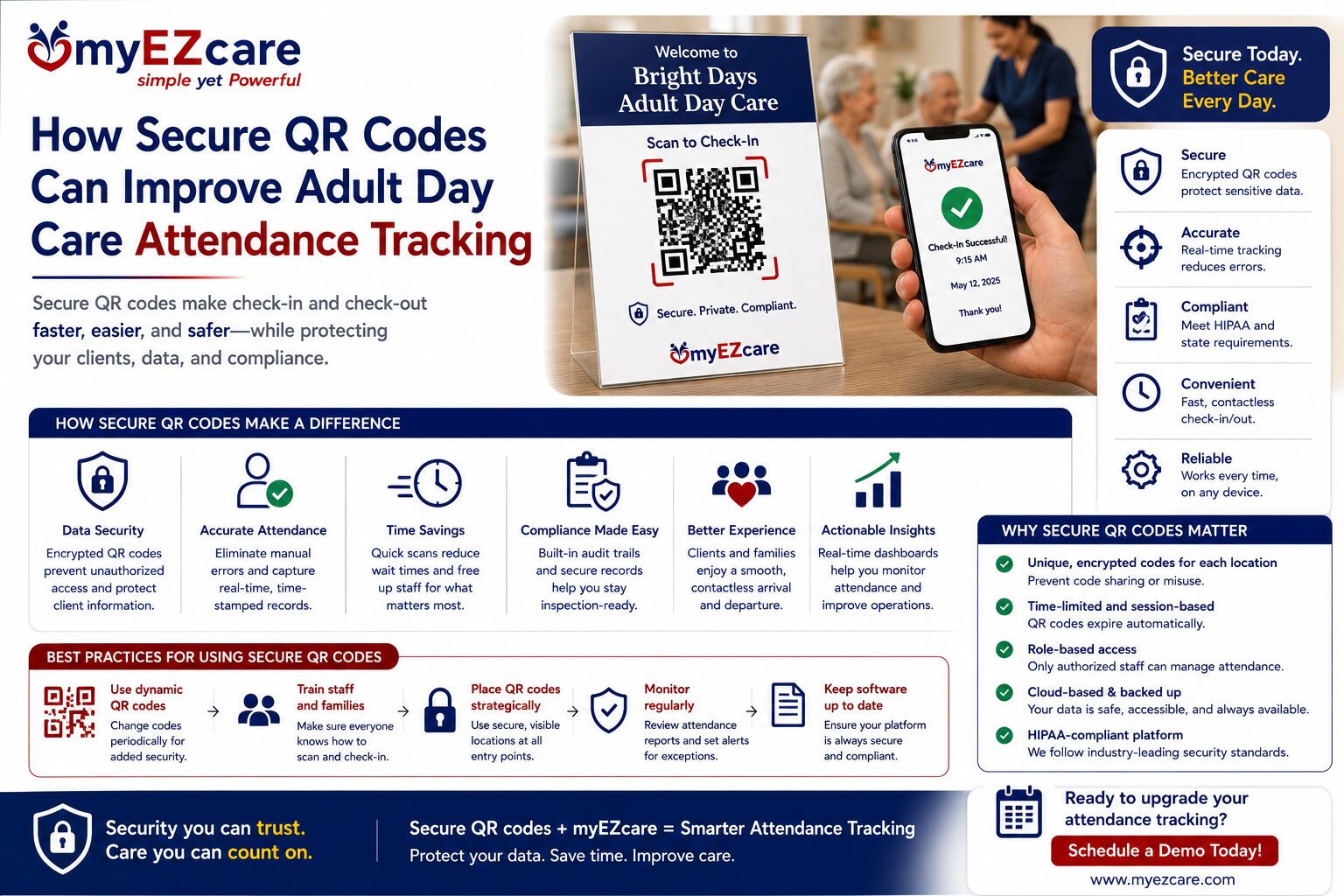 Adult Day Care Attendance Tracking