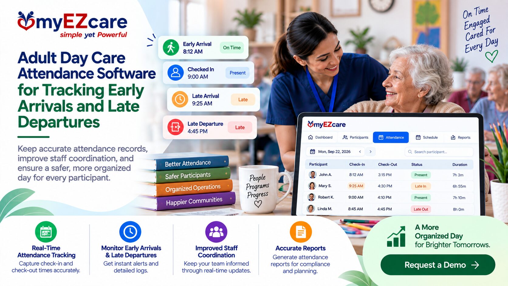 Adult Day Care Attendance Software