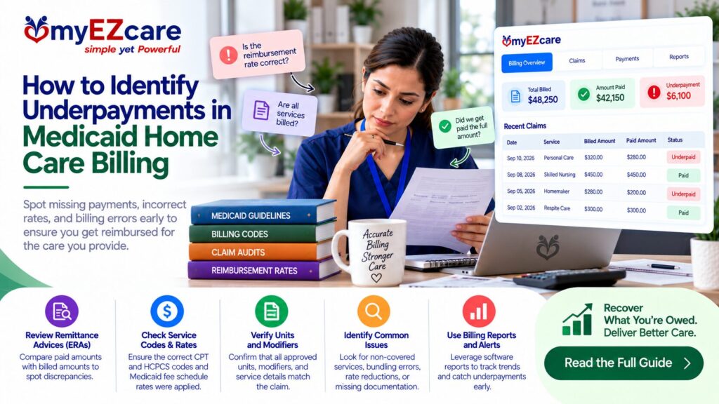 Underpayments in Medicaid Home Care Billing